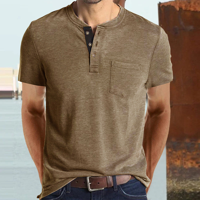 Men's Cotton Multi Color Short Sleeve T-shirt